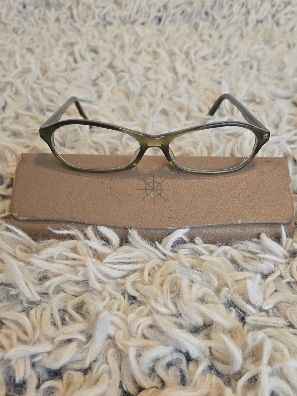 KALA Eyewear Vintage Handmade Olive Color Eyeglasses